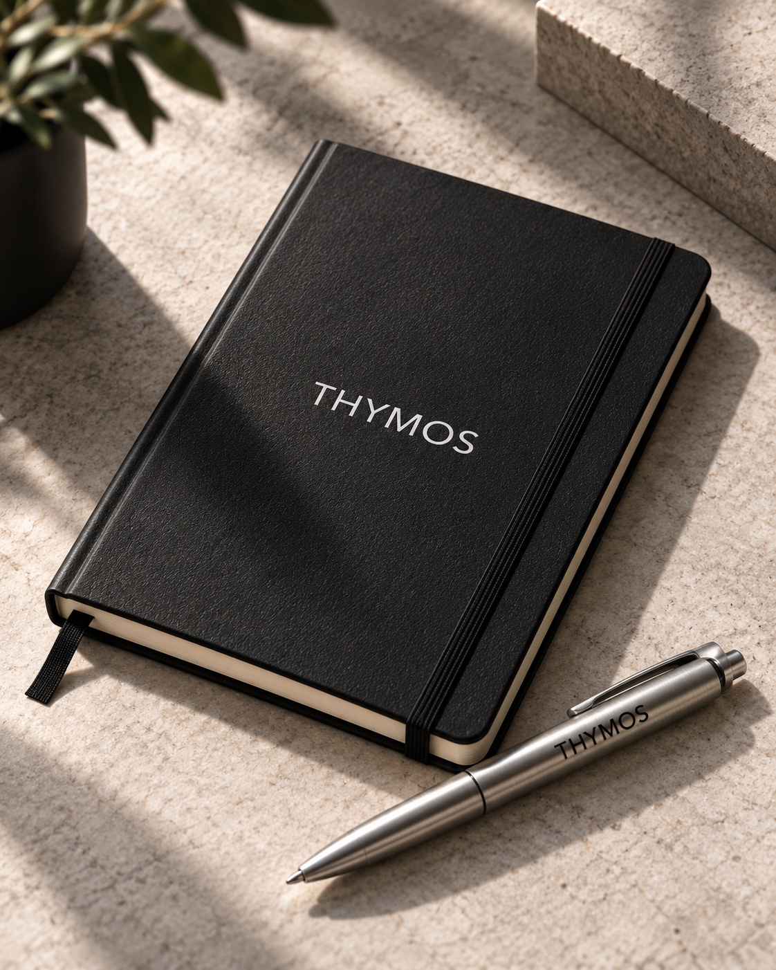 Thymos notebook and pen