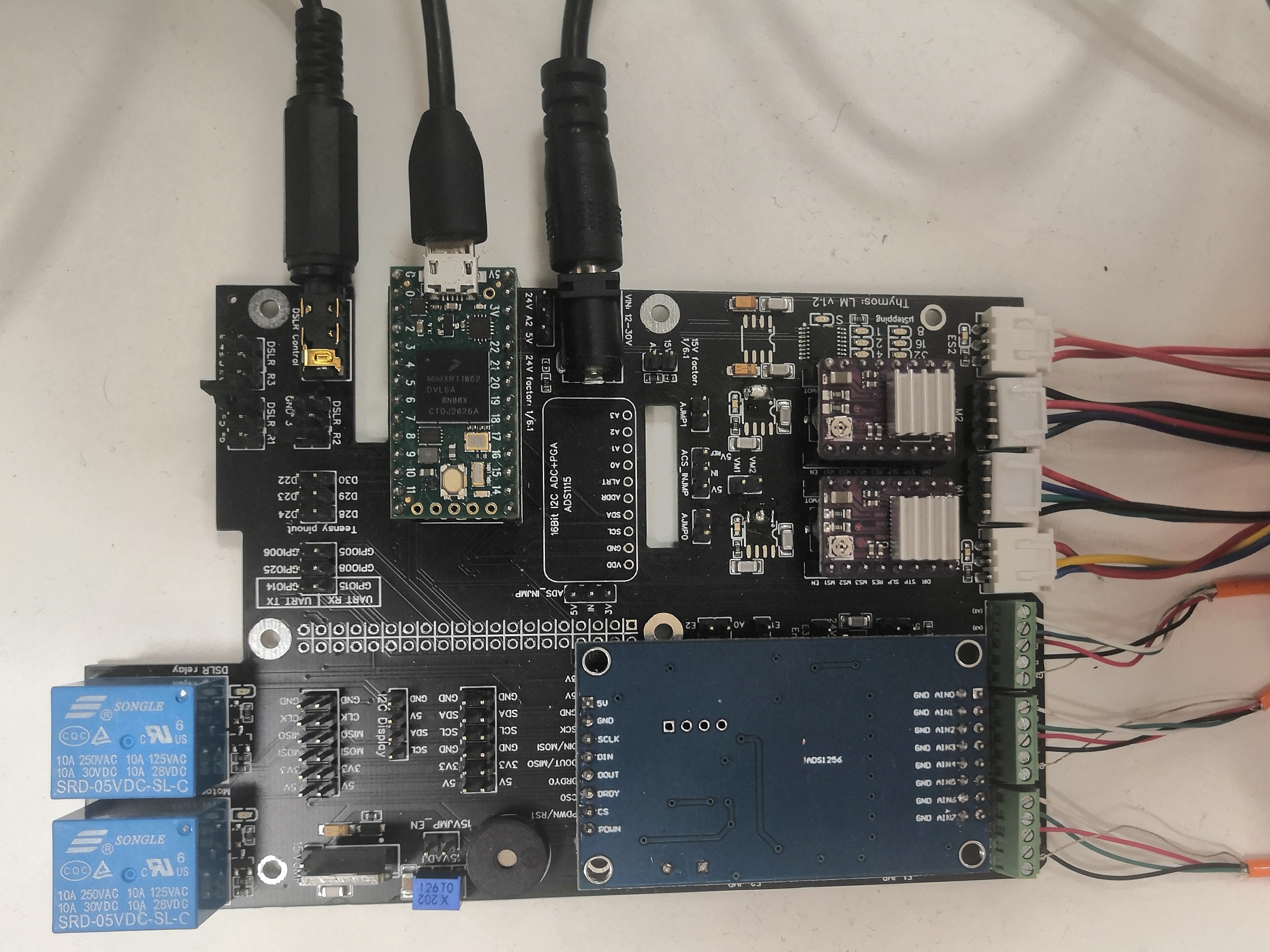 Detail of the Thymos control board