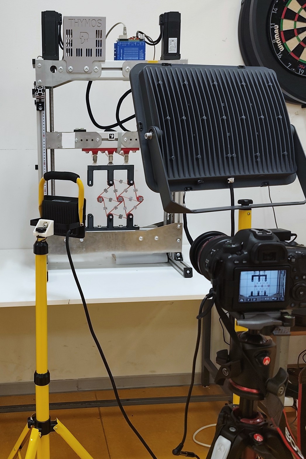 Digital Image Correlation measurement setup