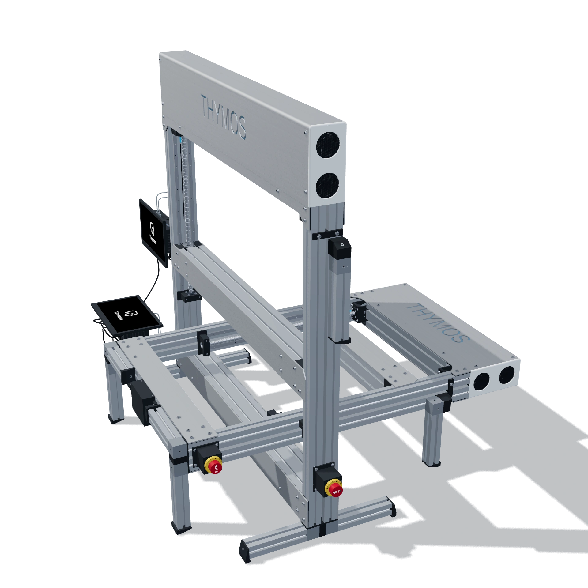 Two THYMOS machines working together in a custom arrangement