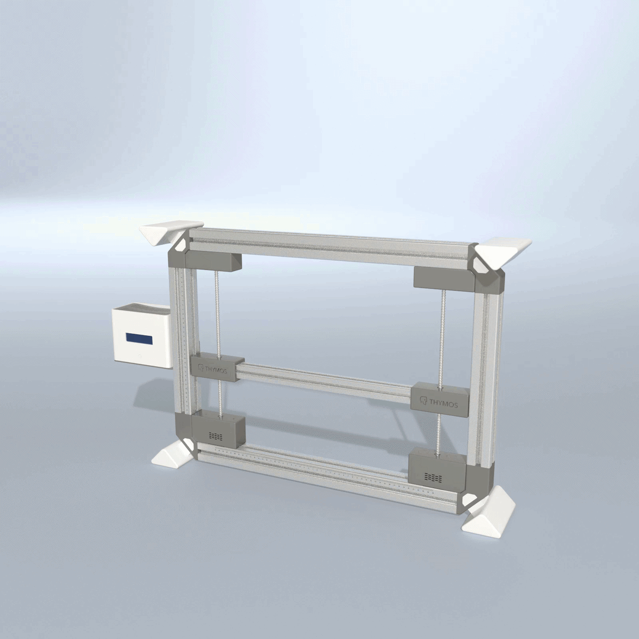 Animation of the Thymos machine dual position concept