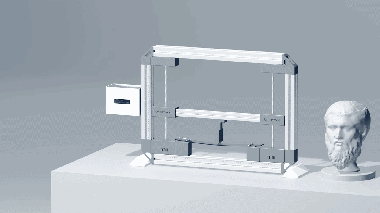 Animation of the Thymos machine loading sequence