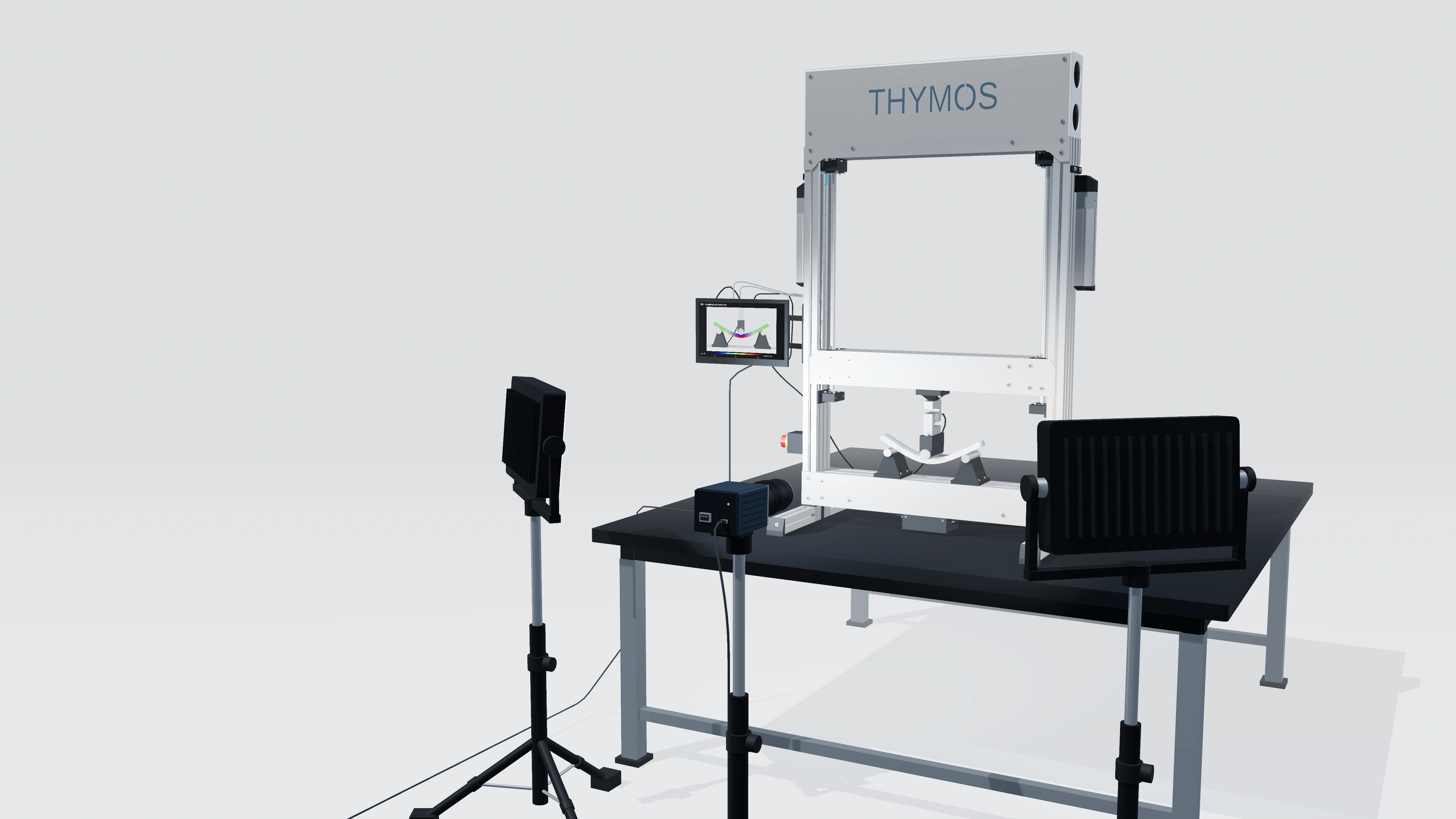 Thymos 2D DIC measurement setup