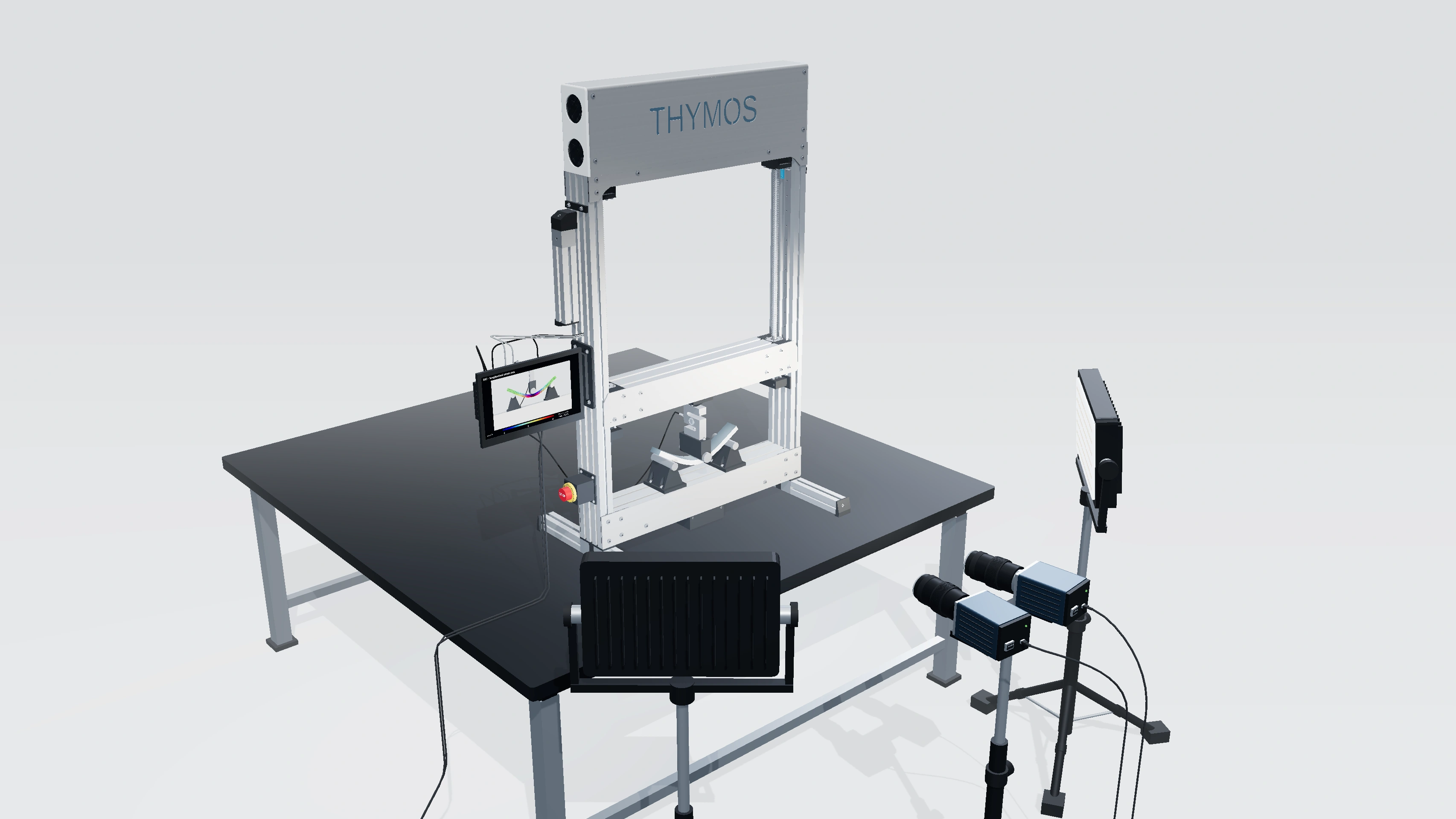 Thymos 3D DIC measurement setup